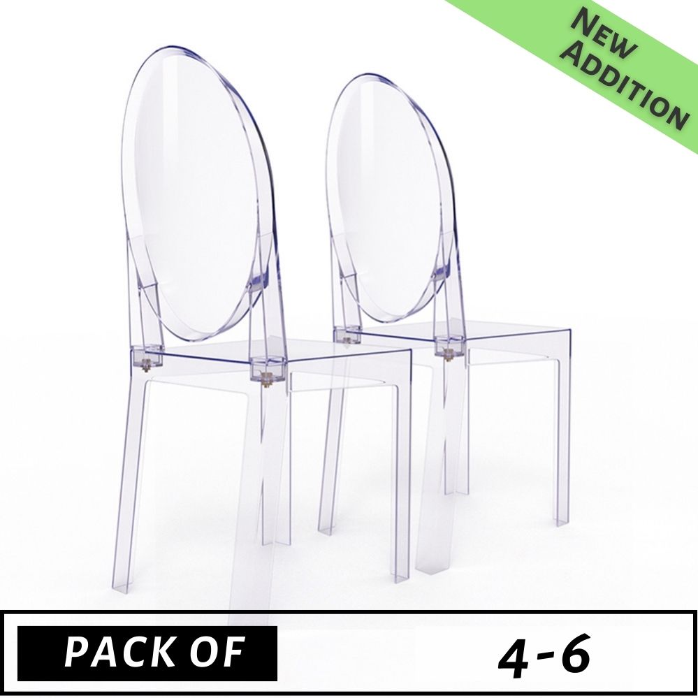 PACK OF 4/6 GHOST CHAIRS - ScandiChairs - chairs