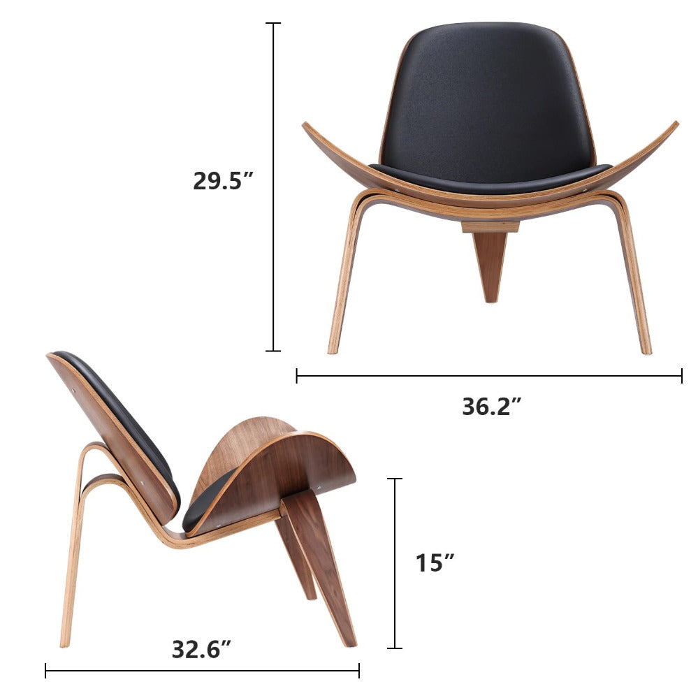 WEGNER SHELL REPLICA - LOUNGE CHAIR - ScandiChairs - chairs