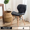 PACK OF 4 BUTTERFLY LEATHER CHAIRS - ScandiChairs - chairs