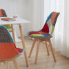 Load image into Gallery viewer, PACK OF 2 CUSHION PATCHWORK CHAIRS - ScandiChairs - chairs