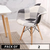 PACK OF 2 DAW PATCHWORK ARMCHAIRS - ScandiChairs - armchairs