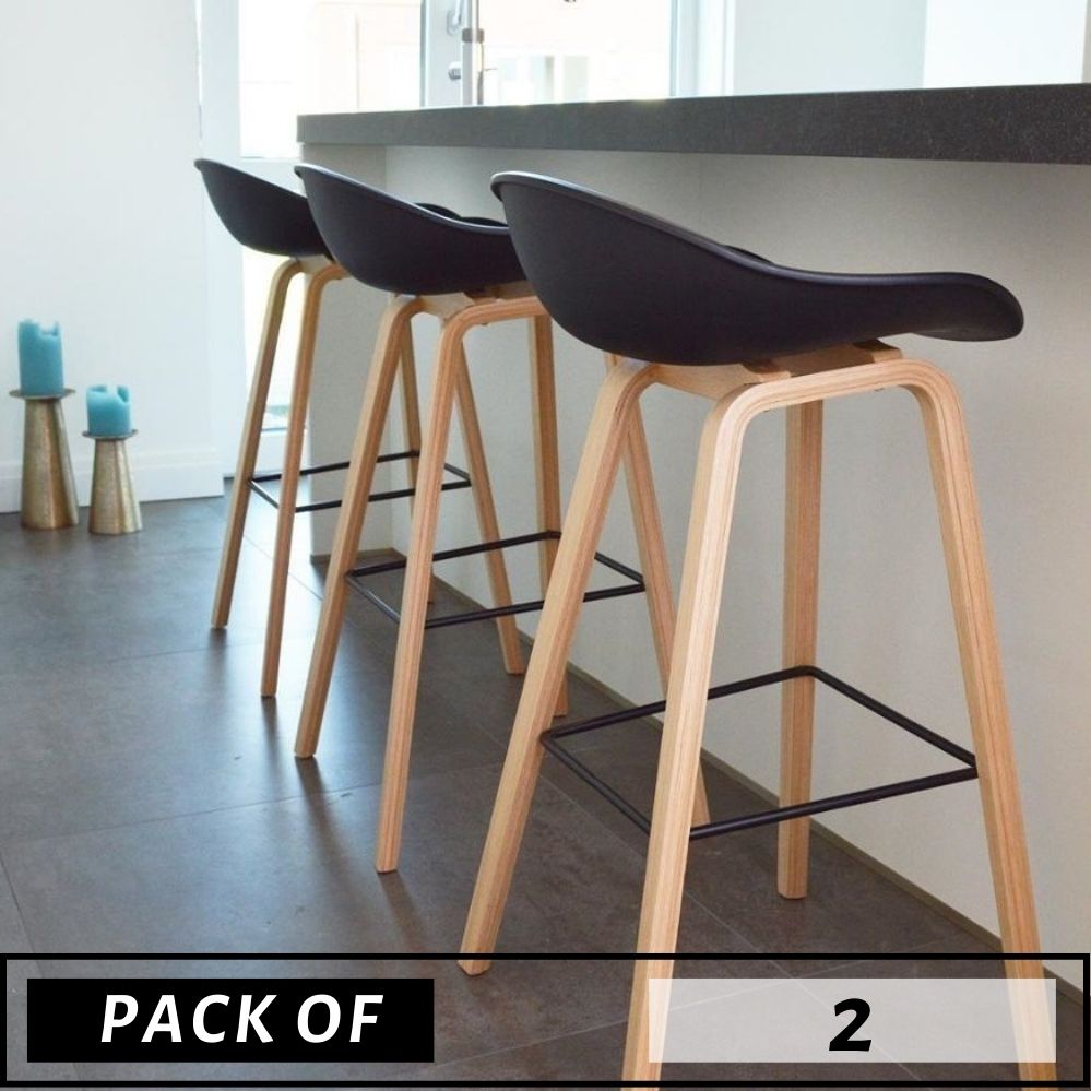PACK OF 2 LOW BACK STOOLS - ScandiChairs - Stool
