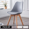 PACK OF 2 NORDIC CUSHION CHAIRS - ScandiChairs - chairs