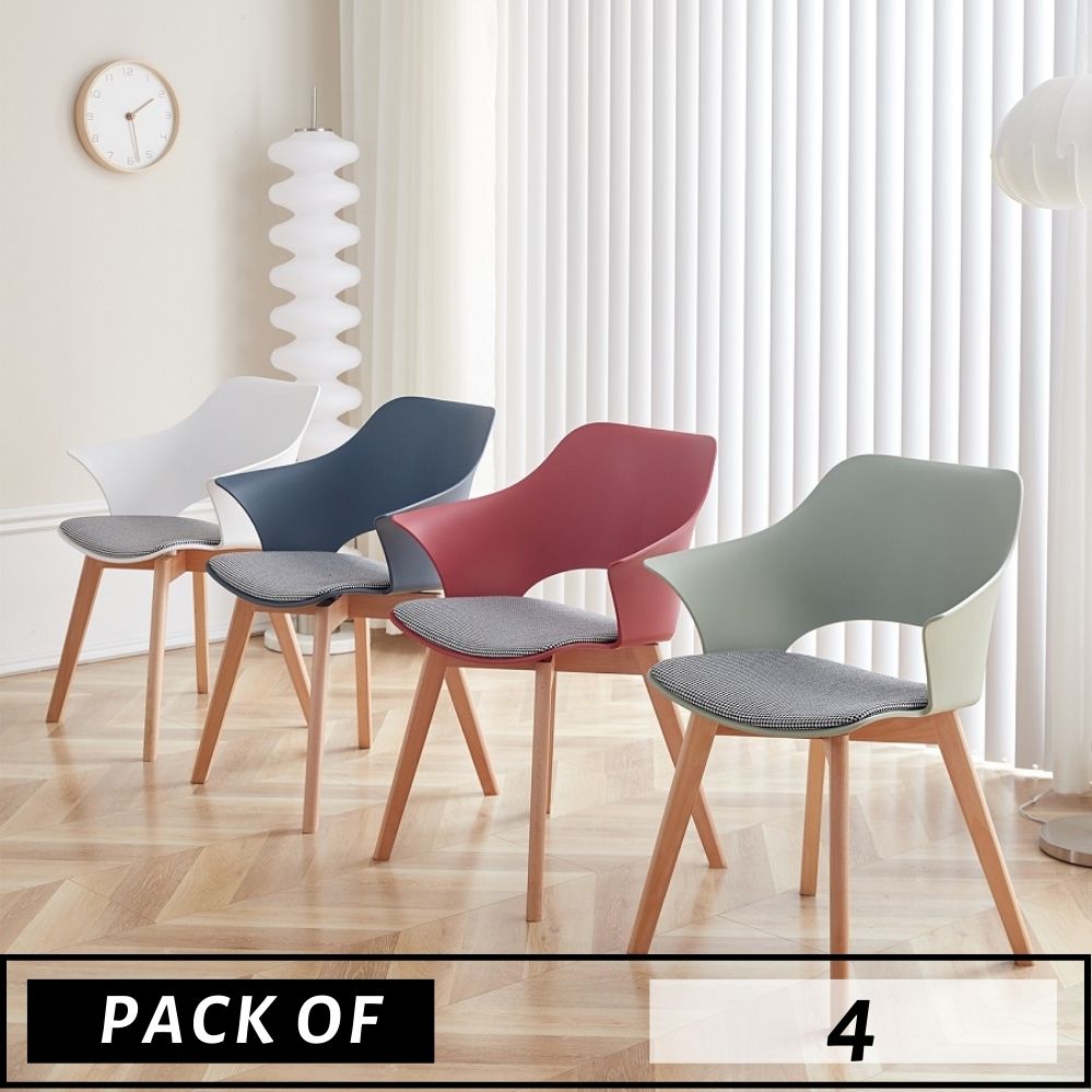 PACK OF 4 SILHOUETTE ARMCHAIRS - ScandiChairs - armchairs